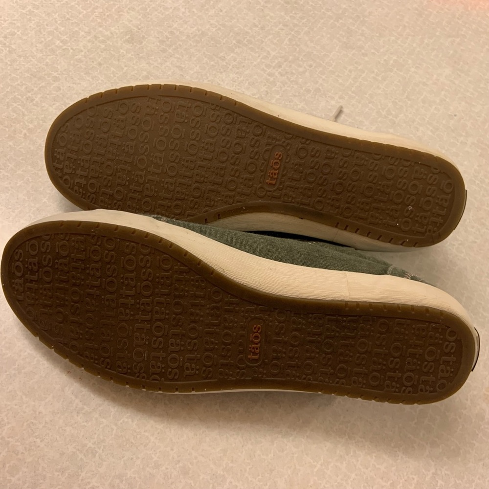 Taos Star green canvas sneakers Size 9 - Picture 5 of 5